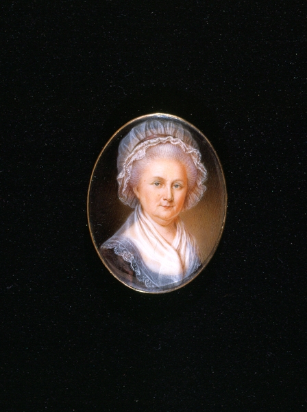 Miniature Portrait, Martha Washington