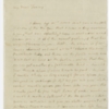 Letter, Martha Washington to Fanny Bassett Washington, October 23, 1789