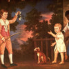 Painting, <em>Alexander Spotswood Payne and His Brother, John Robert Dandridge Payne, with their Nurse, 1790-1800, </em>anonymous<br />