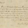 Postscript, Martha Washington to George Washington, March 30, 1767