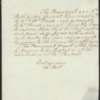 Reply to invitation from Samuel and Elizabeth Powel, April 24, 1793