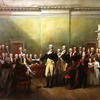 John Trumbull, The Resignation of General Washington of His Commission at Annapolis, oil on canvas, c. 1824-1828